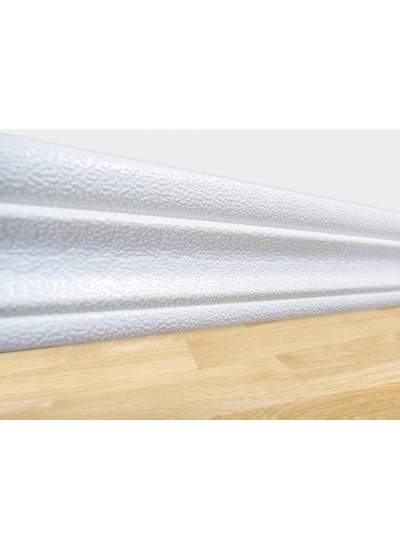 Beyaz 8cm-117cm 4 Adet Yapışkanlı Çıta Çerçeve Esnek Süpürgelik Beyaz 8cm-117cm 4 Adet Yapışkanlı Çıta Çerçeve Esnek Süpürgelik