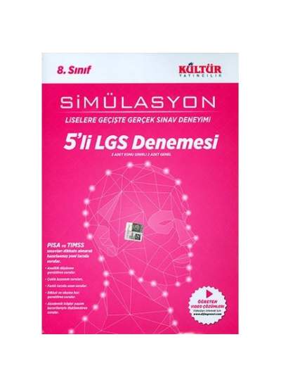 Kültür Yayıncılık 8. Sınıf LGS Simülasyon 5 li Denemesi